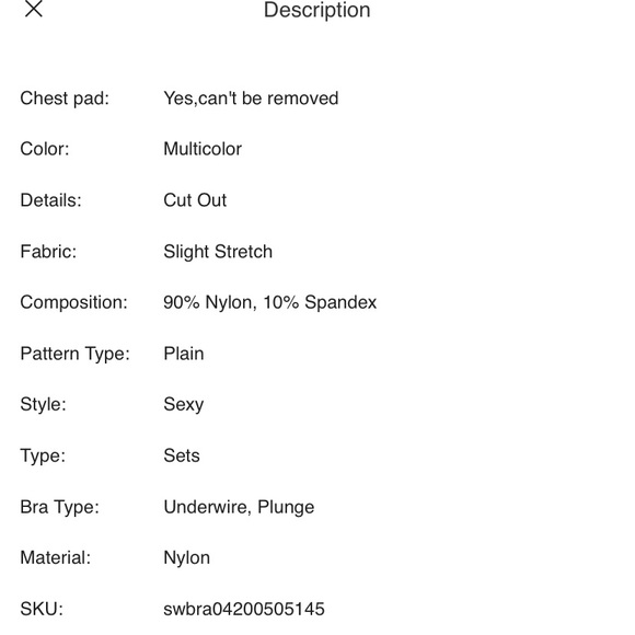 2pack Underwire Plunging Bra Set - Picture 3 of 4